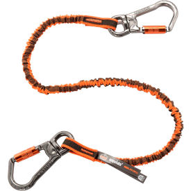 Squids 3119Fx Triple-Locking Dual Carabiner w/Swivel, 25 lbs Capacity
