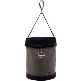 XL Swiveling Carabiner Canvas Hoist Bucket w/Top