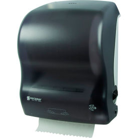 Simplicity Mechanical Hands Free Paper Towel Roll Dispenser, Black Pearl