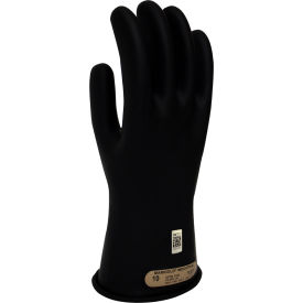 ArcGuard Class 00 Rubber Voltage Gloves, Black, Size 12, GC00B12