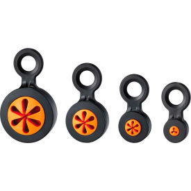 Ergodyne Squids 3740 Hand Tool Trap, Black/Orange, Variety, 4 Pack