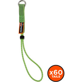 Elastic Loop Tool Tails Extension, Standard, Lime, 15lbs, 60 Pack