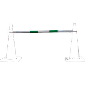 Retractable Cone Bar, 4-6' L, White/Green