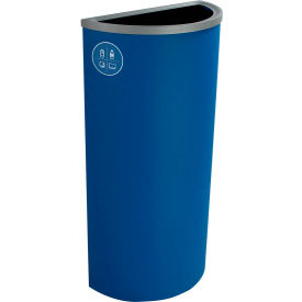 Spectrum Ellipse Slim - Mixed Recyclables, 8 Gallon - Blue