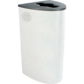 Spectrum Ellipse - Mixed Recyclables, 22 Gallon - White