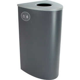 Spectrum Ellipse - Cans & Bottles, 22 Gallon - Gray