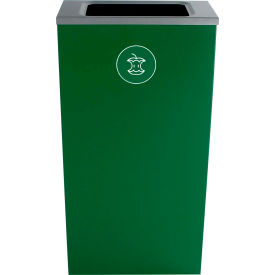 Spectrum Cube Slim - Organics, 10 Gallon - Green
