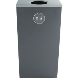 Spectrum Cube Slim - Cans & Bottles, 10 Gallon - Gray