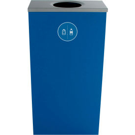 Spectrum Cube Slim - Cans & Bottles, 10 Gallon - Blue - 101145