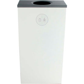 Spectrum Cube Slim - Cans & Bottles, 10 Gallon - White