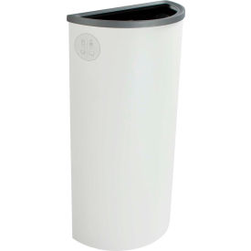 Spectrum Ellipse Slim - Mixed Recyclables, 8 Gallon - White