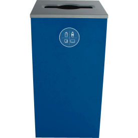 Spectrum Cube - Mixed Recyclables, 24 Gallon - Blue