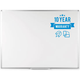 Ayda Lacquered Steel Magnetic Whiteboard, 36" x 48"