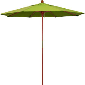 7.5' Patio Umbrella, Hardwood Pole, Sunbrella, Macaw