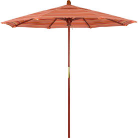 7.5' Patio Umbrella, Hardwood Pole, Sunbrella Fabric, Dolce Mango