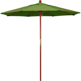 California Umbrella 7.5' Patio Umbrella, Hardwood Pole, Sunbrella Fabric