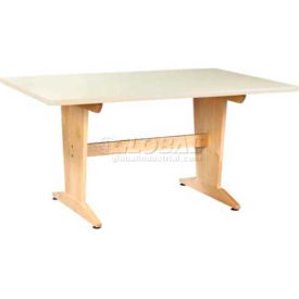 Planning Table 60"L x 42"W x 30"H - Almond Plastic Laminate Top