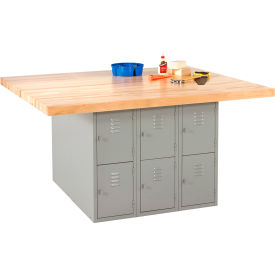 Workbench without Vises 64"L x 54"W - Maple Top