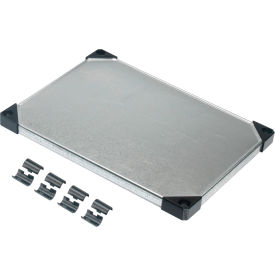 Solid Galvanized Shelf 24"W x 18"D