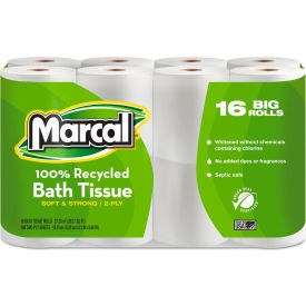 100% Premium Recycled 2-Ply Toilet Tissue, 96 Rolls/Carton