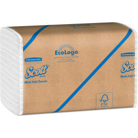 Multi-Fold Towels, Absorbency Pockets, 9-1/5" x 9-2/5", 250/Pack, 16 Packs/Carton