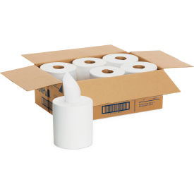 Perforated Paper Towels, 7-3/4 x 15, White, 320 Towels per Roll, 6 Rolls per Carton