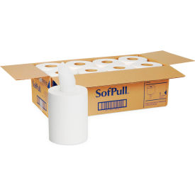 Premium 1-Ply Jr. Capacity Center-Pull Towels, 7.8 x 14.8, White, 8/Carton