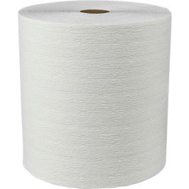 Nonperforated Paper Towel Rolls, 8 x 600', White, 6 Rolls/Case