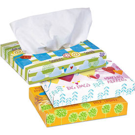 Junior Facial Tissue, Two-Ply, 40 Tissues/Box, 80 Boxes/Case