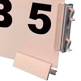 Warehouse Aisle Sign Kit 8-1/2" x 11", Snap-On, Blue (10 pcs/pkg)