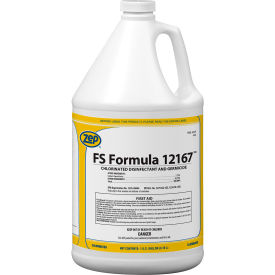 Zep Chlorinated Disinfectant and Germicide, Gallon Bottle, 4 Bottles