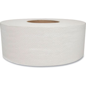 Tissue Jumbo Bath Tissue, Septic Safe, 2-Ply, White, 500 ft, 12/Case