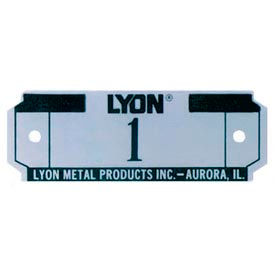 Number Plate For All Lockers And Baskets, Specify # On Order