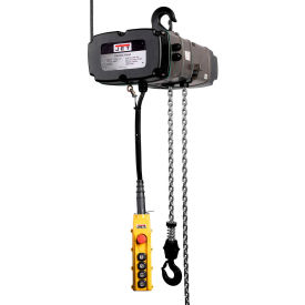 Electric Chain Hoist, 1/2 Ton, 20' Lift, 33/8 FPM, 3 P, 230V