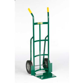 Shovel Nose Hand Truck T-362-8S - Dual Handle - 8 x 2.50 Rubber Tire