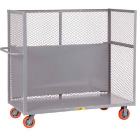 Drop Shelf Truck w/Mesh Sides, 3600 lb Capacity, 48"L x 30"W x 57"H, Gray