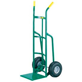 12" Reinforced Nose Hand Truck T-220-10P - Dual Handle - 10 x 3.50 Pneumatic Tire