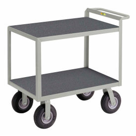 Instrument Cart w/Hand Guard & Mat, 1200 lb. Capacity, 48"L x 24"W x 34"H, Gray