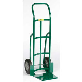 Shovel Nose Hand Truck, Continuous Handle, 10" Solid Rubber Wheels, 800 lb. Cap.