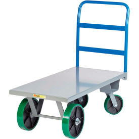 Heavy Duty Platform Truck, Polyurethane Wheels, 4000 lb Capacity, 72" x 36" Deck