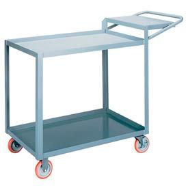 Order Picking Truck w/2 Lip Shelves, 1200 lb. Capacity, 48"L x 24"W x 39"H, Gray