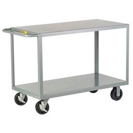 Shelf Truck w/2 Shelves, 3600 lb Capacity, 48"L x 24"W x 36"H, Gray
