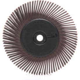 Radial Bristle Brush 6" x 1/2" x 1" Ceramic 36 Grit