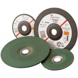 Green Corps Flex. Grinding Wheel 7"x 1/8"x 7/8" T27 Ceramic Grain 36 Grit