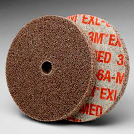 EXL Unitized Wheel 3" x 1/4" x 1/4" Aluminum Oxide 6A MED