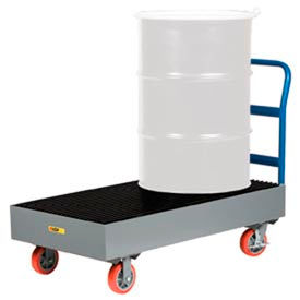 Spill Containment Cart SSB-5125-6PYBK - 33 Gallon Capacity