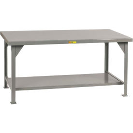 Heavy Duty 7 Gauge Steel Workbench, Fixed Height - 72"W x 36"D x 34"H