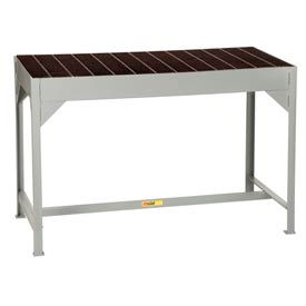 Welding Table with Grated Top & Catch Pan, 51"W x 24"D x 34"H