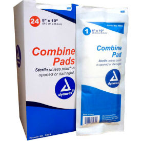 Combine/ABD Pads Sterile 8X10, 24 PCS