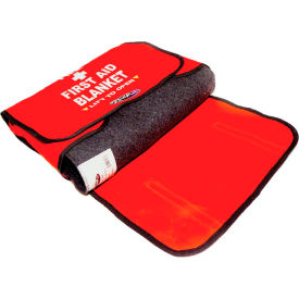 Kemp Fire First Aid Blanket Bag With 80% Wool Blanket